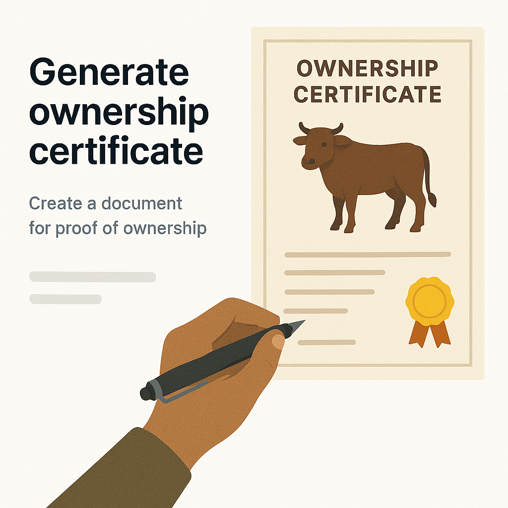 Litmark identification feature showing cat identification